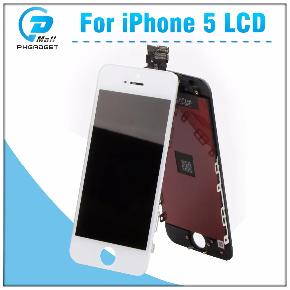Обычная доставка! ЖК дисплей с дигитайзером сенсорный экран для iPhone 5S 5C 5 4S