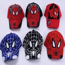 1 шт. популярный мультфильм Мстители Человек-паук Дети Прекрасный милый мода Солнцезащитная шляпа Повседневная Косплей детская бейсбольная кепка вечерние подарки