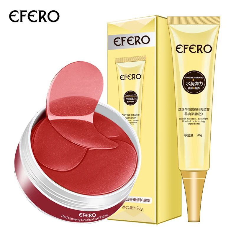 

EFERO Crystal Eye Mask for Face Eye Patches Anti Wrinkle Mask for Eye Care Collagen Eye Cream Moisturizing Firming Essence Patch