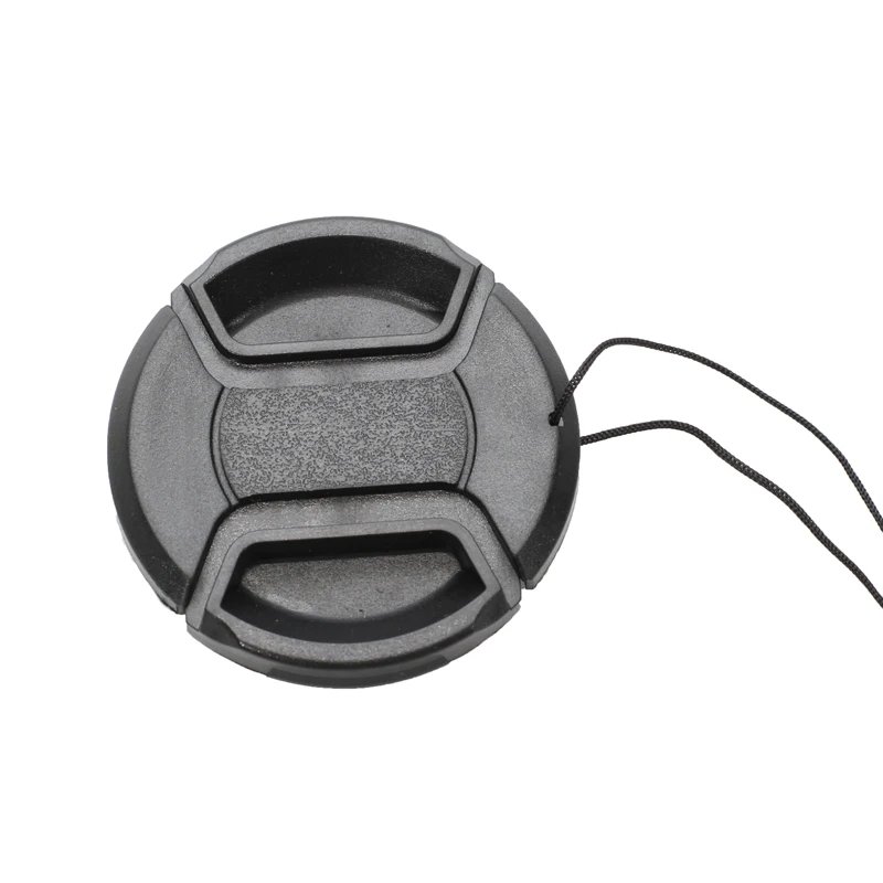 

49mm 52mm 55mm 58mm 62mm 67mm 72mm 77mm Center Pinch Snap-on Front Lens Cap For Camera Lens Filters