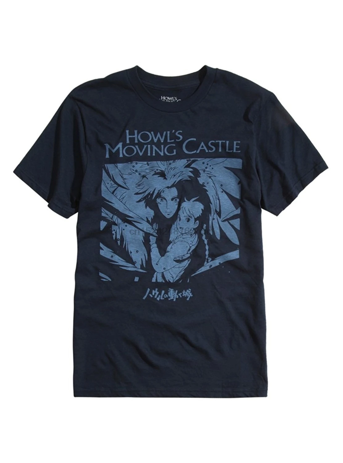 

Modern Cool Custom Hot Studio Ghibli Howl's Moving Castle Tonal T-Shirt Top Tee Men