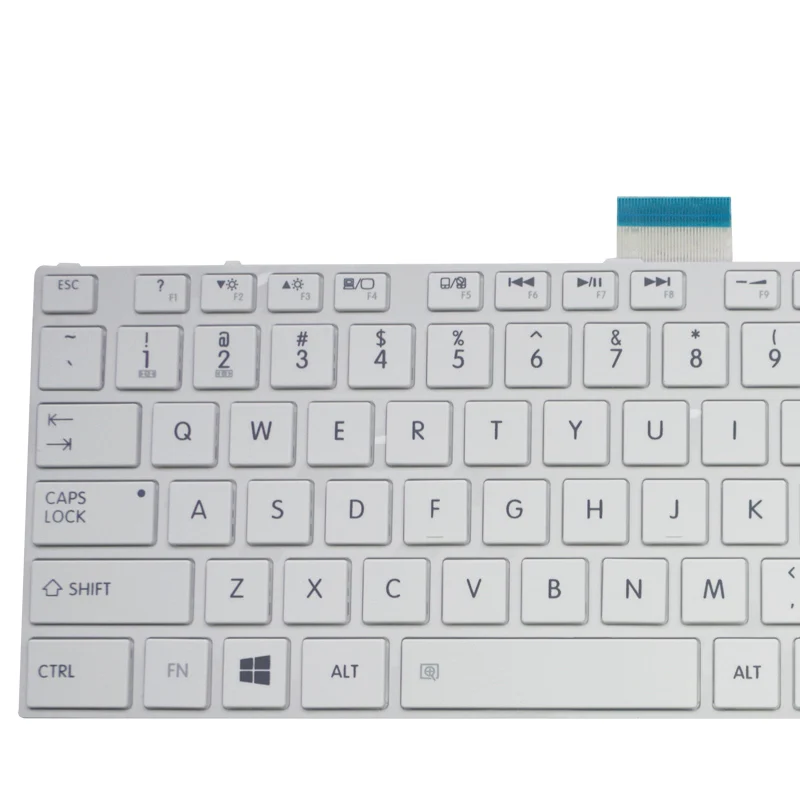 GZEELE Новая Клавиатура США для toshiba SATELLITE L850D P850 L855 L855D L870 L870D C850 C855 C855D США Белый Клавиатура ноутбука NSK-TVBSU