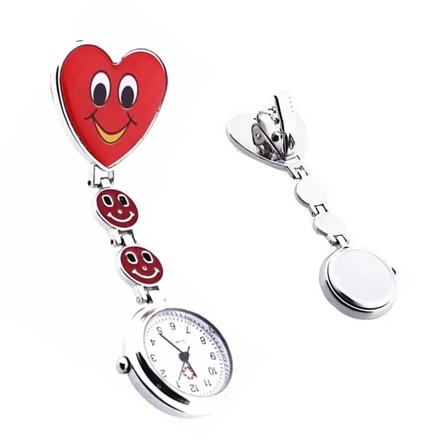 Nurse Watches 1 PC Brooch Fob Tunic Medical Nursery Clocks Cute Heart Shape Quar Nurse Watches 1 PC Brooch Fob Tunic Medical Nursery Clocks Cute Heart Shape Quar