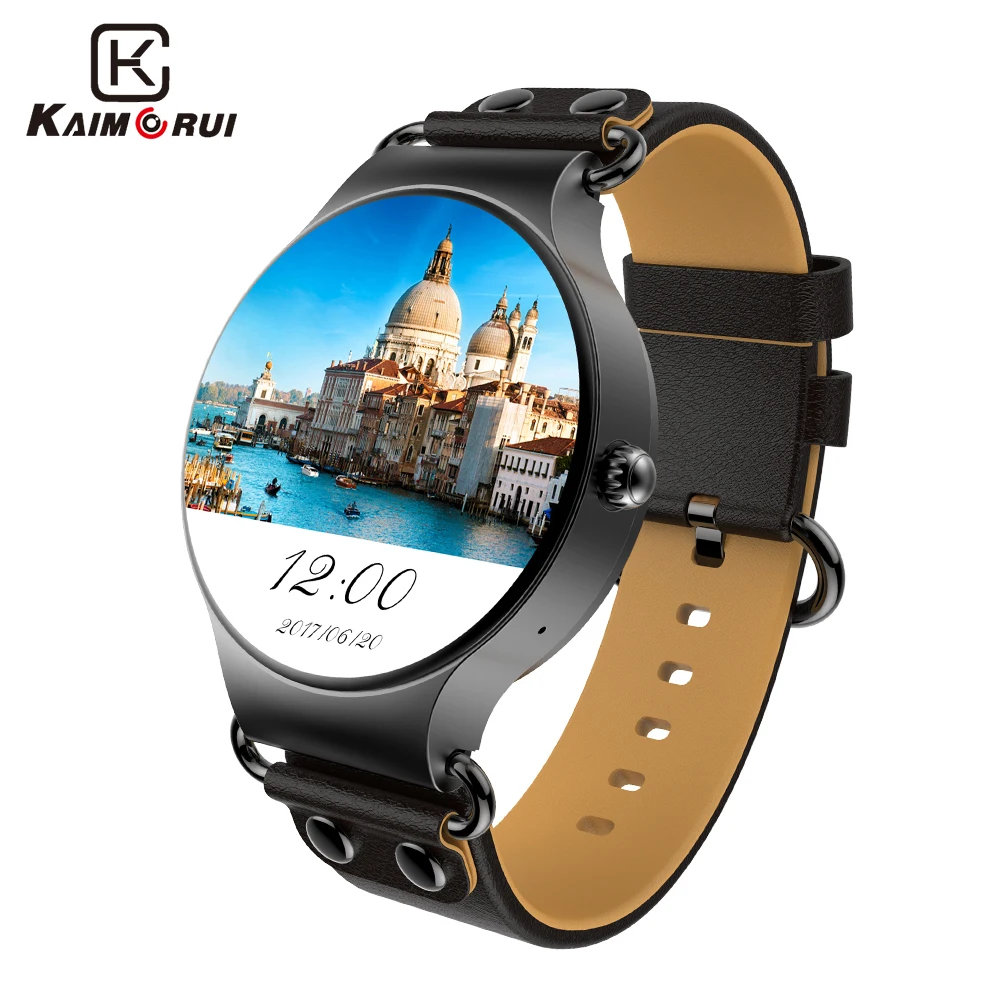 

Kaimorui Smart WristWatch Android Quad Core 512MB+8GB Smartwatch SIM Card GPS WiFi Call Reminder Bluetooth Watch For Android IOS