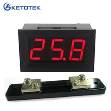 DC 0-50A amperometro amp panel ampere meter 50A con 50A/75mV shunt resistor DC4.5-28V alimentazione