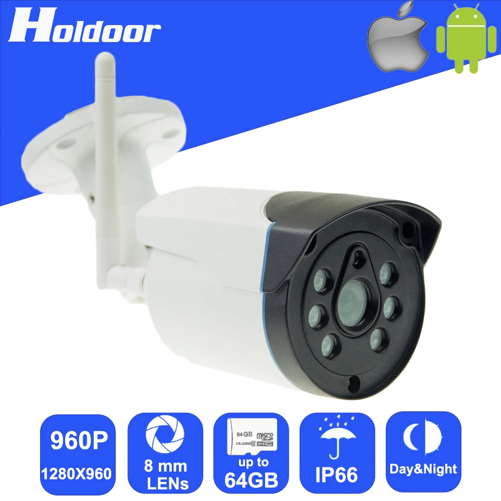 

Wireless Camera 960P HD IP Cam P2P Mini Camera Waterproof Outdoor Micro SD Card Slot Video Surveillance System FTP SMTP