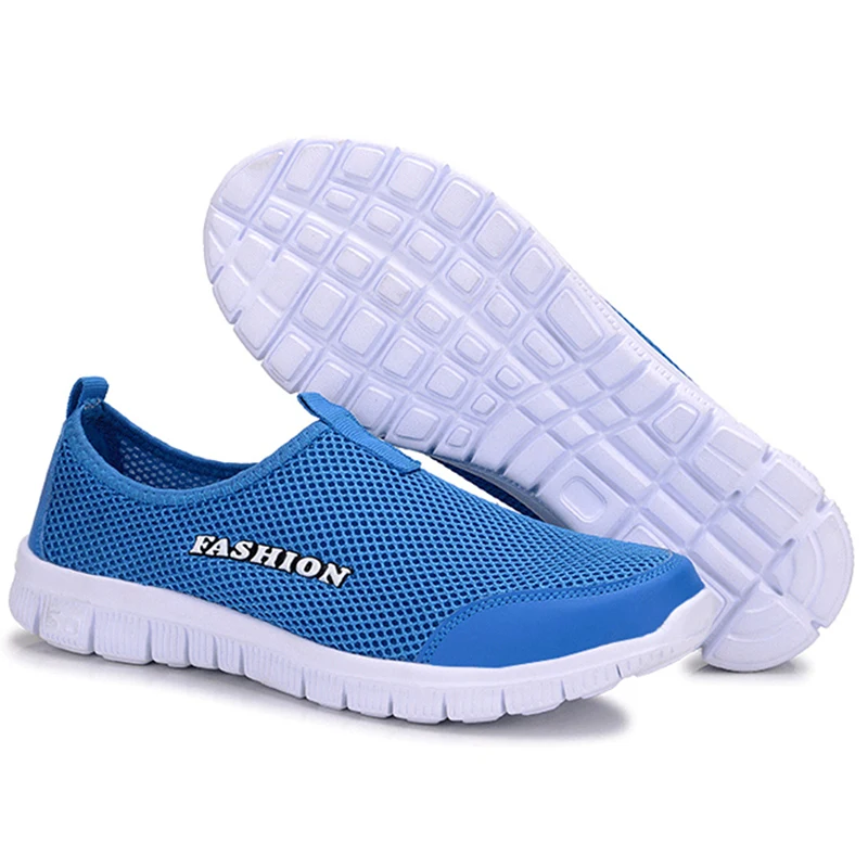 KUIDFAR женская повседневная обувь мода лето 2017 дышащая сетка размера плюс 41 42|shoes