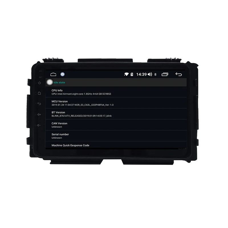 Perfect HRV Android 9.0 8-core 4+64g navigatie auto stereo navigation radio con android for 2015-2018 Honda HRV 3