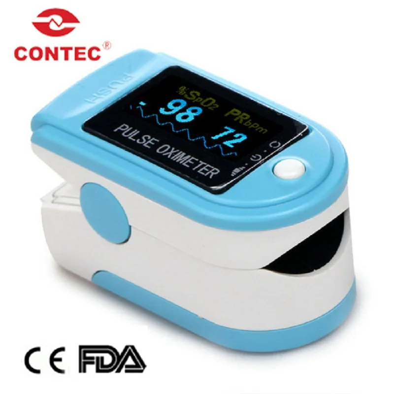 Contec cms50d fingertip oxímetro de pulso spo2