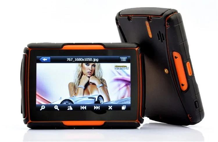 Hot sale 4.3 Inch 8GB 128256 RAM IPX7 Waterproof Moto Bluetooth GPS Navigator for Motorcycle Motorbike Car+Bracket Free Maps (7)