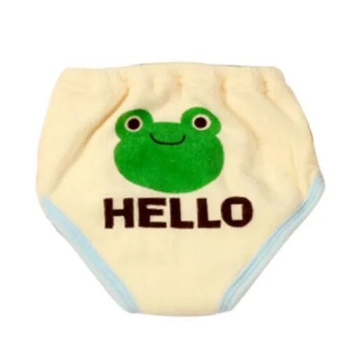 ZY07 Green Frog 3 шт. в лоте; утепленная куртка; 6 слоев нижнего белья для детей; детские спортивные брюки с изменяемым углом штаны на подгузник, Полотенца ткань в полоску Стиль ZY07 - Цвет: ZY07 Green Frog