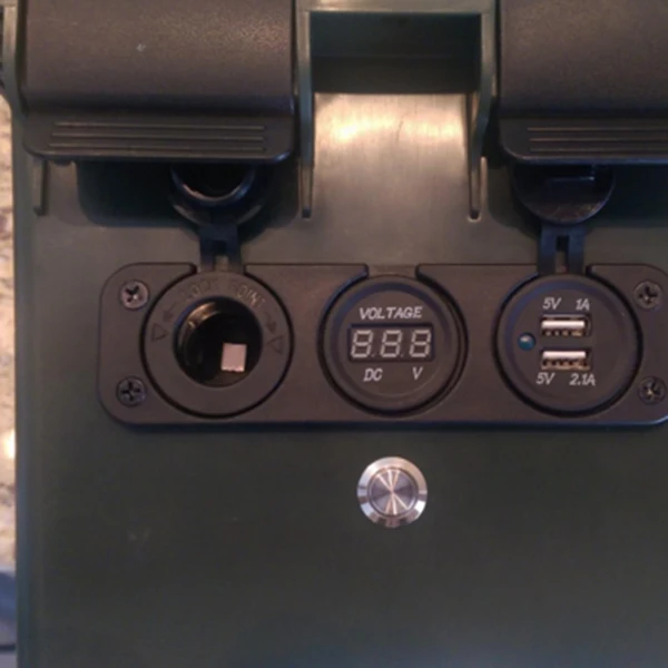 12/24V двойной светодиодный USB 4.2A Зарядное устройство Мощность выход HDMI DVI Переходник HDMI DVI и гнездо для автомобильного прикуривателя для автомобиля мотоцикла лодка Carvan(зеленый