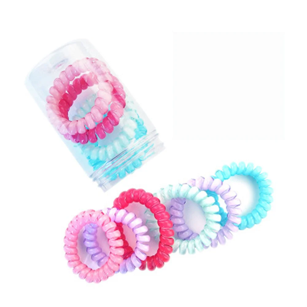 10Pcs/Pack Candy Color Phone Hair Bands Candy Color Large Telephone Ring Leather Case Hair Coil Hair Cord Girls Female Headdress 10Pcs/Pack Candy Color Phone Hair Bands Candy Color Large Telephone Ring Leather Case Hair Coil Hair Cord Girls Female Headdress