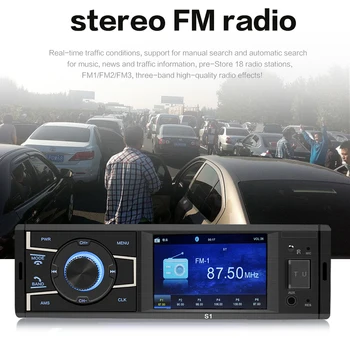 

1 Din 3.2 inch Car Stereo MP5 Player Screen Bluetooth Head Unit FM Radio USB AUX-in No/With Rear View Camera