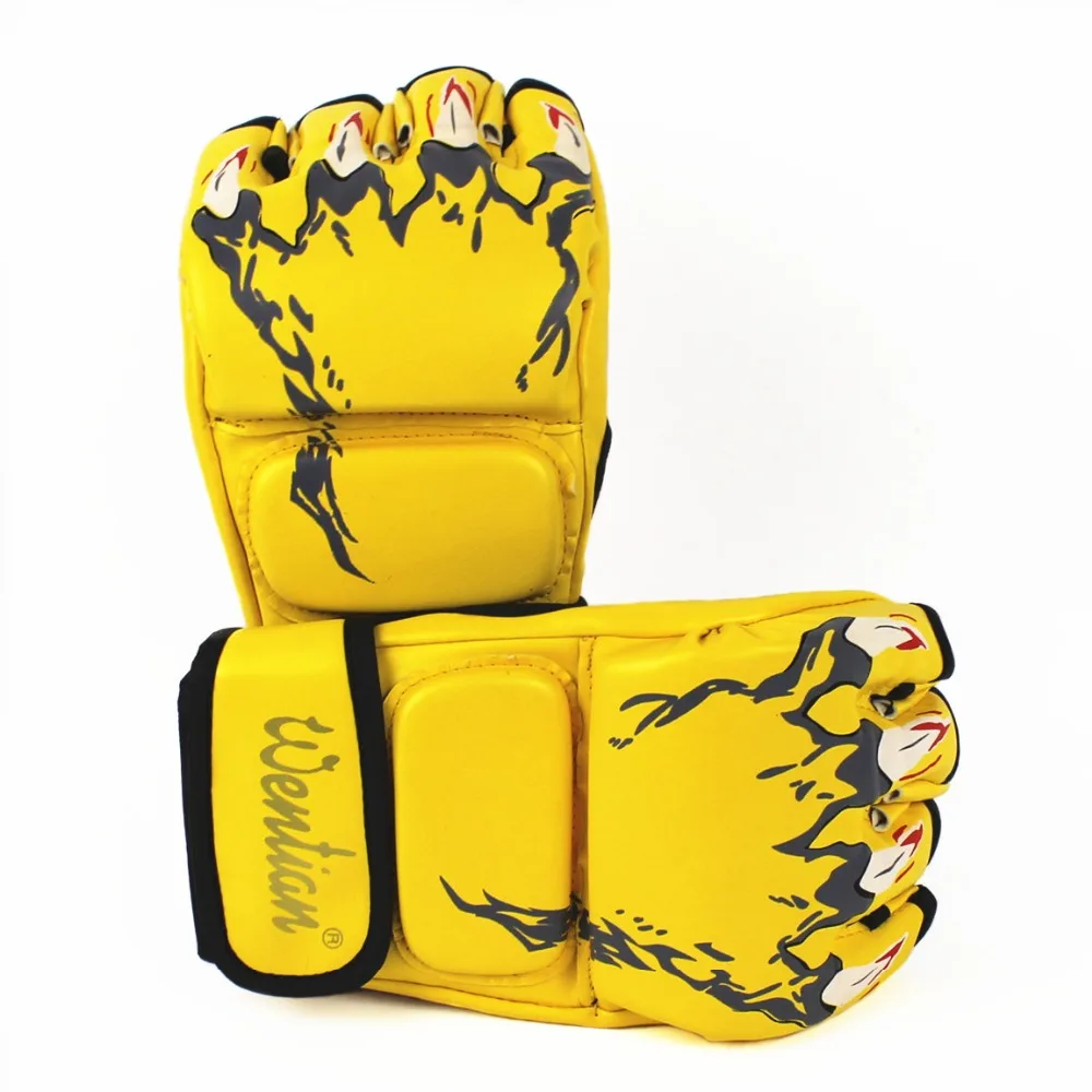 Adult Thick Boxing font b Gloves b font MMA font b Gloves b font Half inger