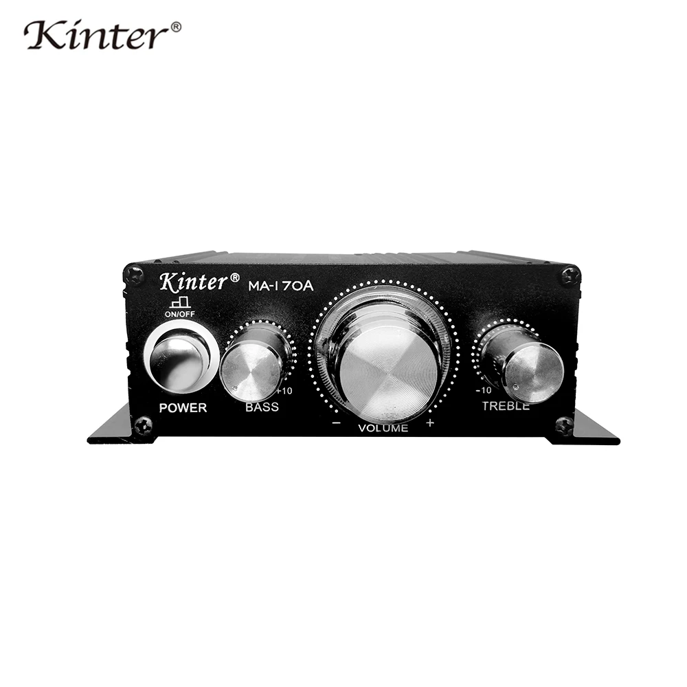Kinter MA 170A мини усилитель аудио 2.0CH DC12V play стерео звук басы тройной контроль в