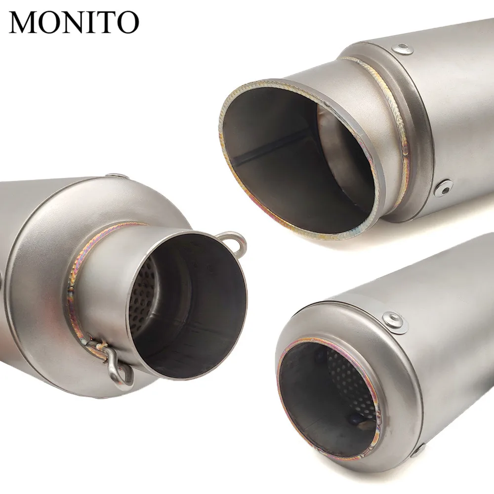 Motocicleta Universal SC de escape modificado silenciador de escape DB asesino para YAMAHA FZ8 FZ6 XSR700 XSR900 XSR 900 XV950 XV 250