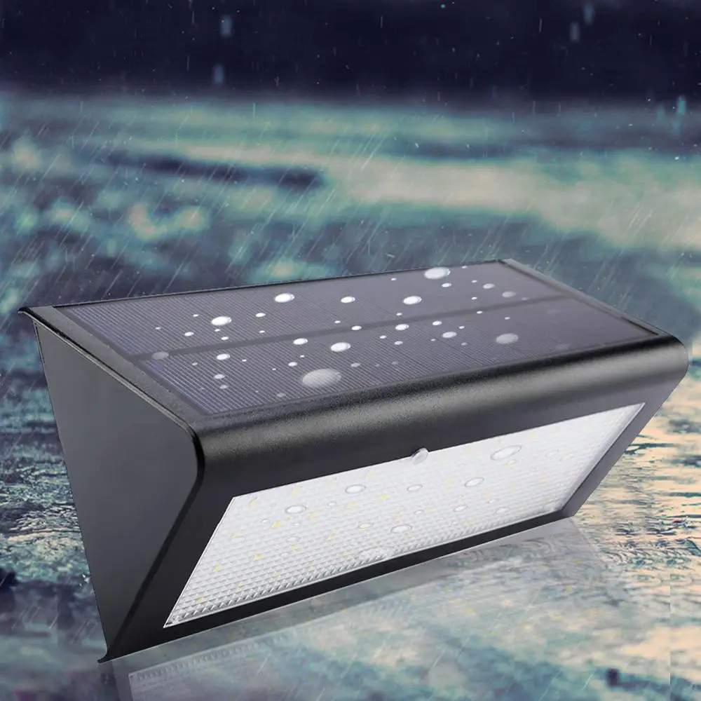 

Solar Powered 48LED Wall Light Radar Sensor Sconce Lamp for Road Garden Corridor Sensor LED Light Sensor Wall Light