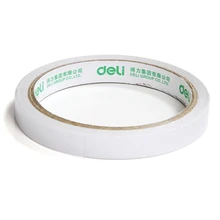 Deli 12mm x 10y 12mm x 9 1m Double Sided Tape White Strong Sticky Glue Tape