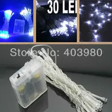 Продаж дерево Санта Клаус 50 шт./лот 3 м 30 светодиодов светодиодная линейная гирлянда, Рождественская подсветка для Свадебная вечеринка украшения