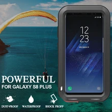 Водонепроницаемый для Galaxy S8 плюс Чехол жесткий противоударный чехол для Samsung Galaxy S8 Plus чехлы водонепроницаемый Элитный бренд Тонкий чехол