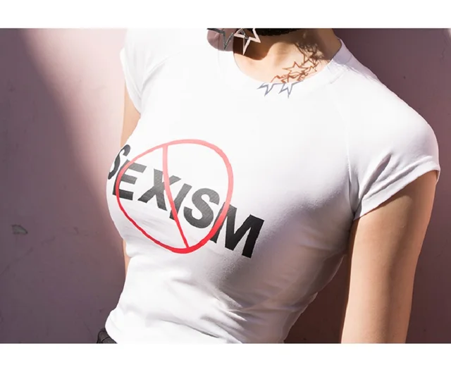Women T Shirts Sexism Racism Hate Women T Shirt Cotton Casual Funny