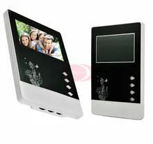 4.3-Inch Color TFT LCD Screen Video Door Phone Monitor wired video door screens Support Remote Unlock/ Hands-free/Video/Talk