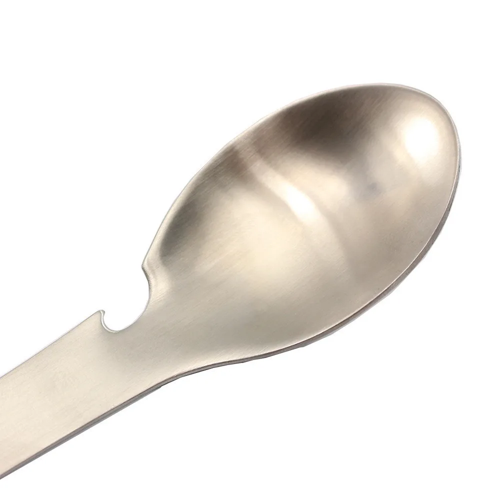 Походная Посуда Spork Кемпинг Пикник нержавеющая сталь ложка инструменты для велосипедной вилки многофункциональная вилка открывалка новое поступление