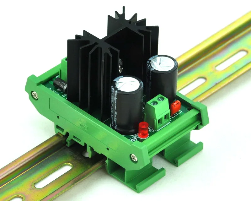 DIN рейка крепление отрицательный 5 в постоянного тока модуль регулятора напряжения, высокое качество