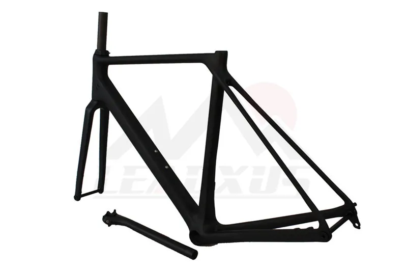Clearance LEADXUS CLS300X Carbon Fiber Disc Brake Light Weight Bike Frame Carbon Bicycle Frame+Fork+Seat Post+Clamp+Headset+Handlebar 4