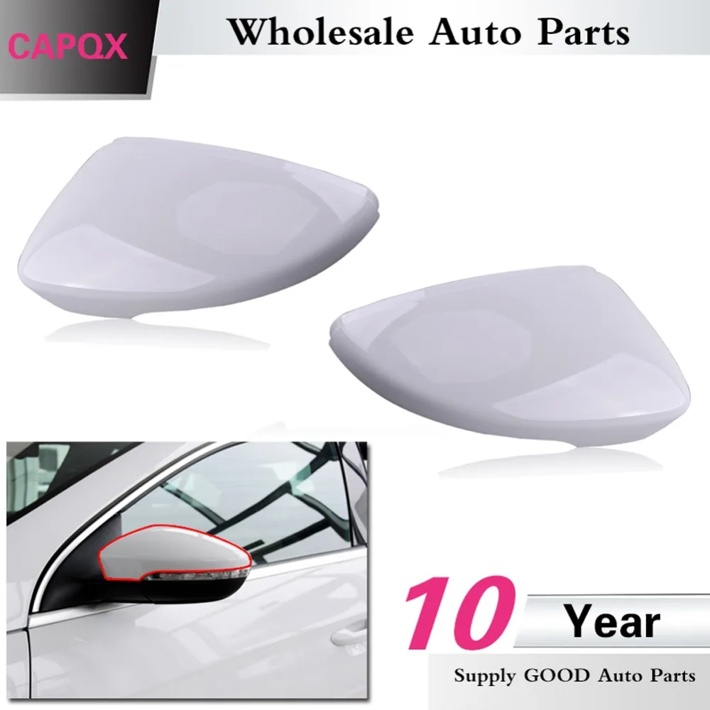 Buy CAPQX 2PCS Side Mirror Cover For VW Beetle CC Eos
