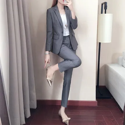 Female Suits Career Suits Ladies Spring New Wave of Stylish Two-piece Women Korean Temperament Women Casual Suits Suit Set