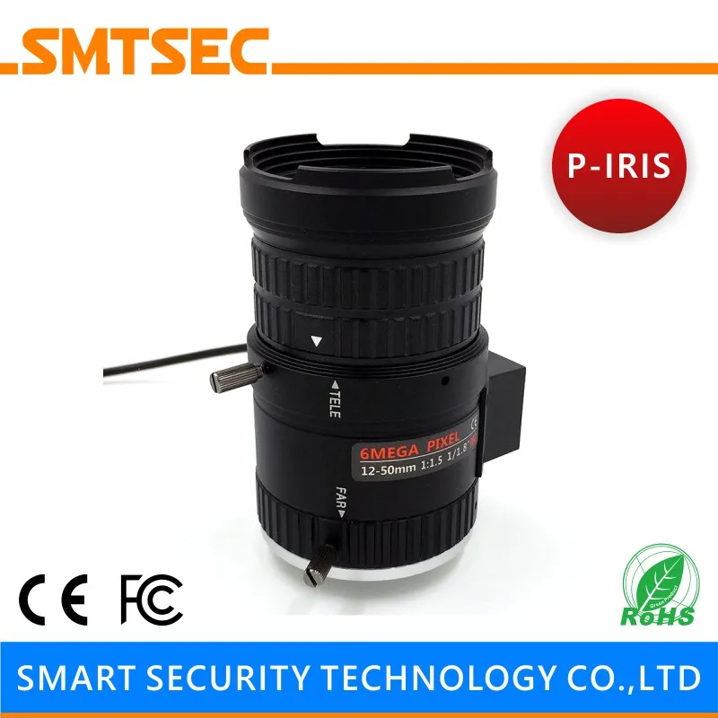 10 шт. P Iris 1/1/1 &quot6MP 12 50 мм объектив с ручным зумом F1.5 Авто IRIS CS Mount CCTV HD IP объектив|manual