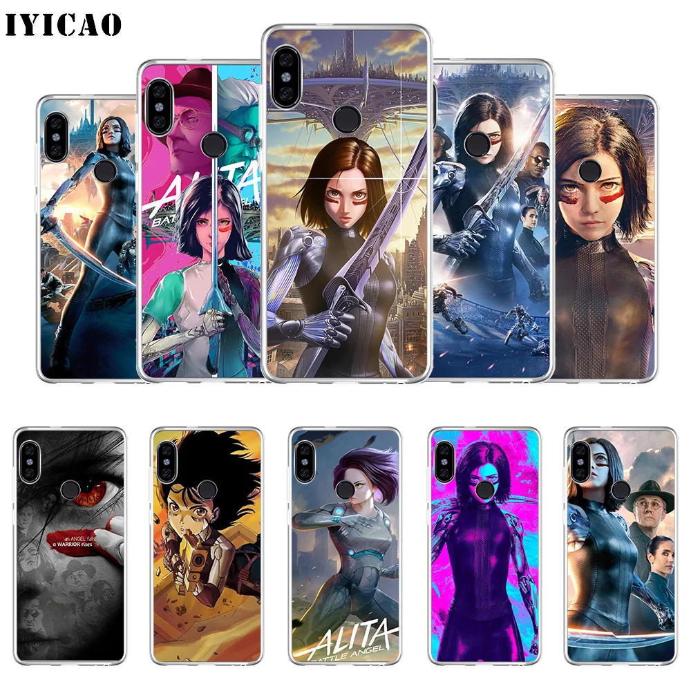 Мягкий силиконовый чехол для телефона IYICAO Alita Battle Angel Xiaomi Redmi 4A 5A 6A Note 7 6 5 Pro Plus 4X Prime |