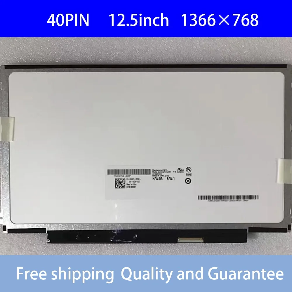 

B125XW01 B125XW01 V.0 LP125WH2 SLB1 LP125WH2 TLB1 LTN125AT01 LCD Screen for lenovo U260 U201 X220 X220I