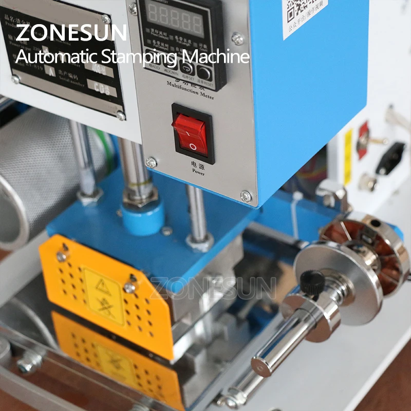 ZONESUN ZY 819 A пневматический штамповочный станок принтер для печати кожаных