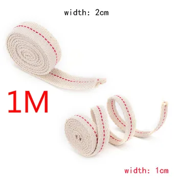

1M Strong Flat Cotton Wick Core For Kerosene Burner Stove Lighting Lantern Oil Lamp Making DIY Accessory