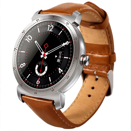 Bozlun, умные часы для мужчин и женщин, уличные спортивные наручные часы, трекер, Bluetooth, умные часы, напоминание о звонках, водонепроницаемые часы W32S - Цвет: Silver leather