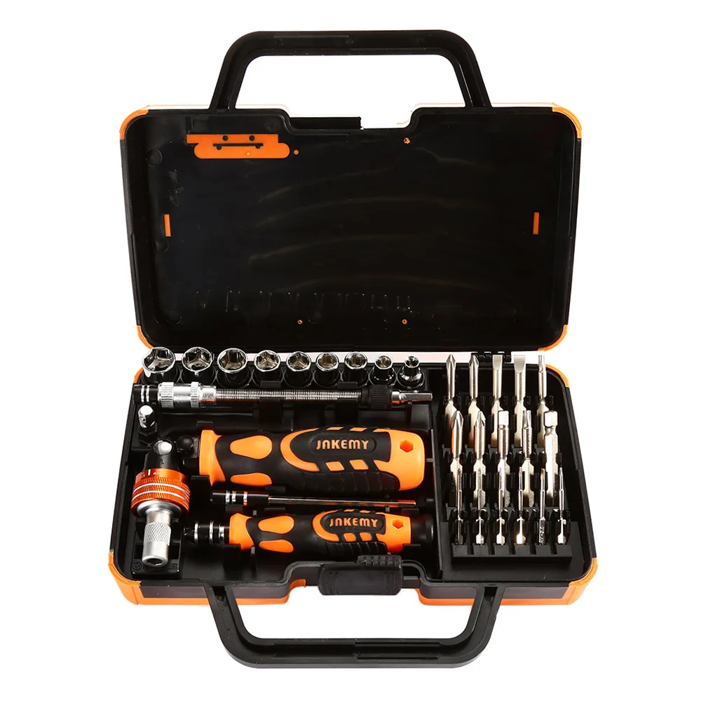 

JAKEMY JM - 6121 31 In 1 Professional Screwdriver Tools Set Multi-Function Computer PC Mobile Phone Cellphone Repair Home Tools
