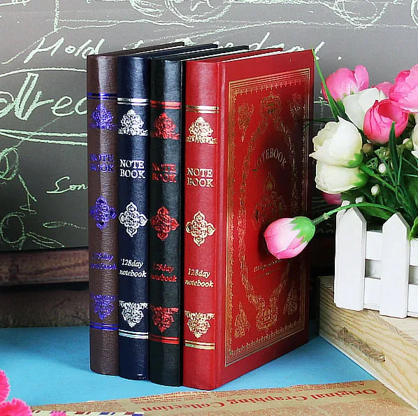 

NEW Vintage notebook paper A5 160 Sheets Personal Diary School Notepad Hardcover note book Thick Office school supplies GIft