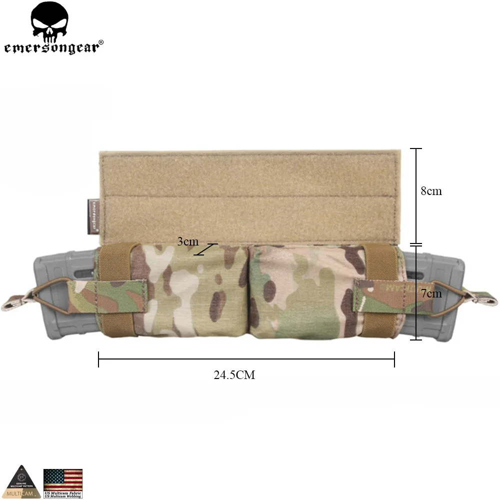 EMERSONGEAR тактический магнитный Pouch Side Pull журнал сумка M4 тактическая облегченная