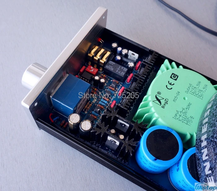 Headphone Amplifier HIFI with Lehmann LME49720NA High-grade Aluminum Chassis 16-600 ohms