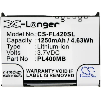 Cameron Sino 1250 mAh Battery For Fujitsu For Siemens Loox 400 410 420 C500 C550,S26391-F2607-L50, 10600405394, PL400MB,PL400MD
Cameron Sino 1250 mAh Battery For Fujitsu For Siemens Loox 400 410 420 C500 C550,S26391-F2607-L50, 10600405394, PL400MB,PL400MD