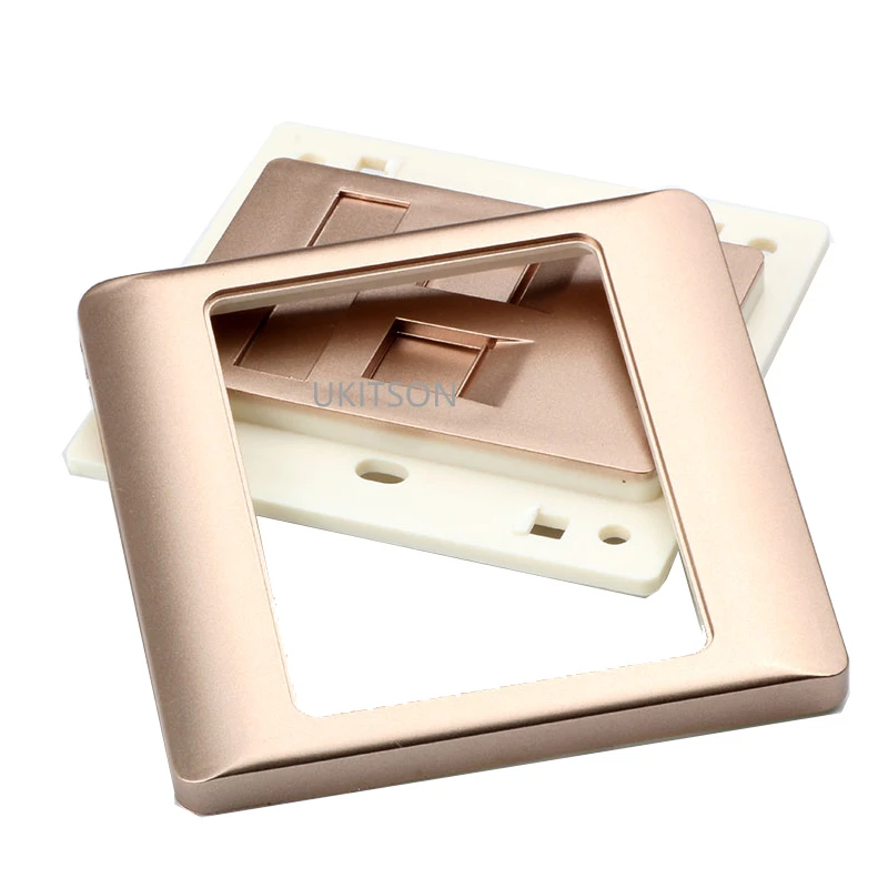 Golden Color 2 Ports Wall panel pic 3