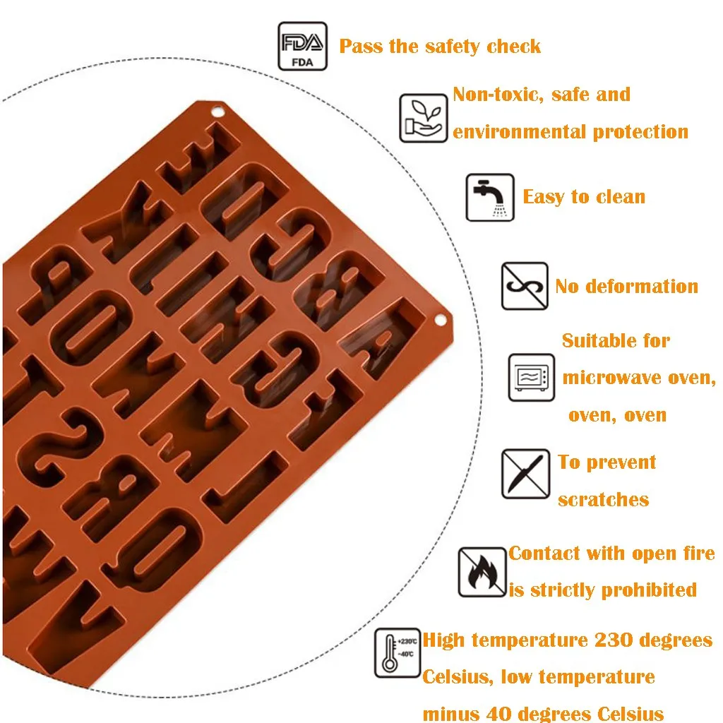 1 шт. 26 букв английского алфавита, в наборе шоколад силиконовые формы форма для торта Конфета Fondant(сахарная) пресс-формы для выпечки аксессуары Кухня пресс-формы для выпечки