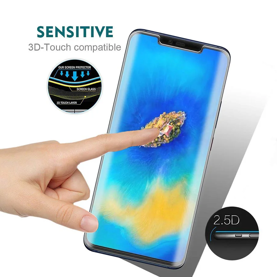 WK полностью клеящаяся 3D изогнутая передняя+ задняя пленка для huawei mate 20 Pro, защитная нано-Гидрогелевая пленка с инструментами, не закаленное стекло