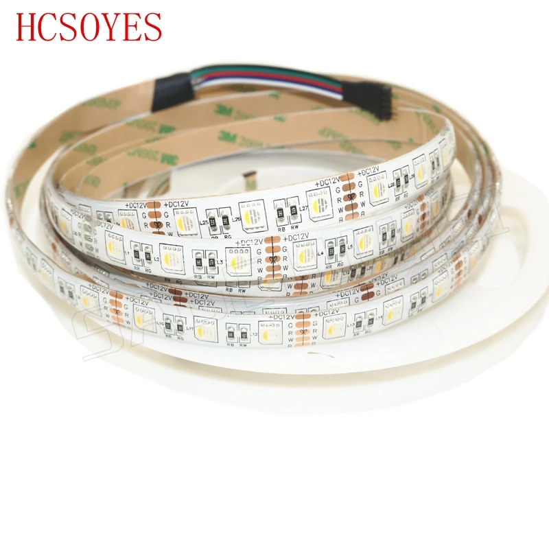 СВЕТОДИОДНАЯ лента SMD 5050 RGBW /RGBWW 5 м 12 В постоянного тока 4 цвета в 1 гибсветильник