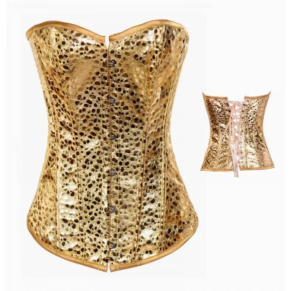 Image result for metallic corset