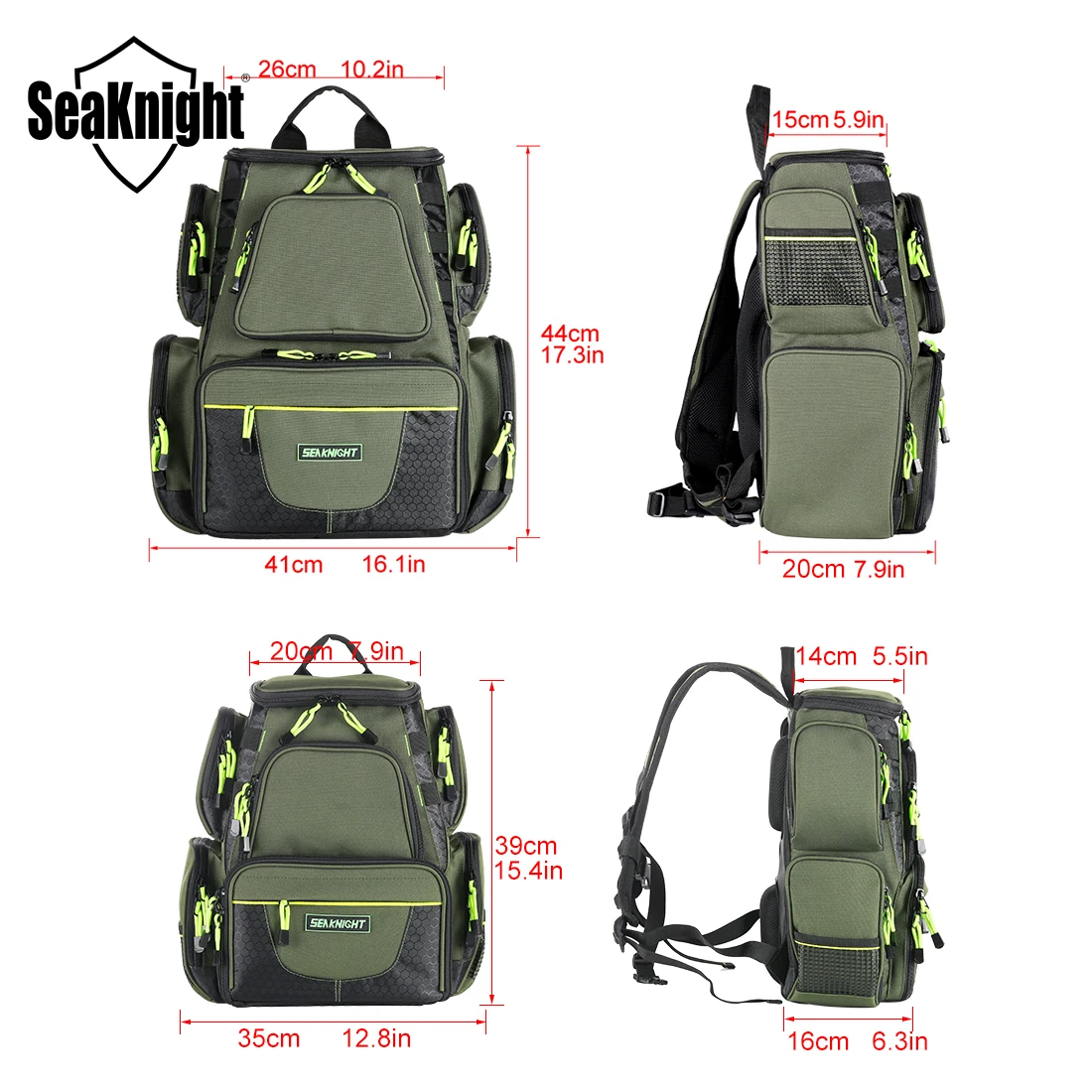 SeaKnight SK004 Рыболовная Сумка 7.5L 25L Многофункциональный Водонепроницаемый открытый