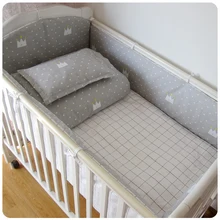 Бортики для кроватки 6 шт./компл. 5 стилей Хлопок для детской кроватки, комплект для детской кроватки, Постельный набор протектор для малышей постельные принадлежности набор постельного белья для детей